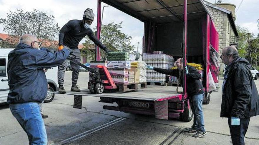 Donación recibida por el Banco de Alimentos de Zamora.