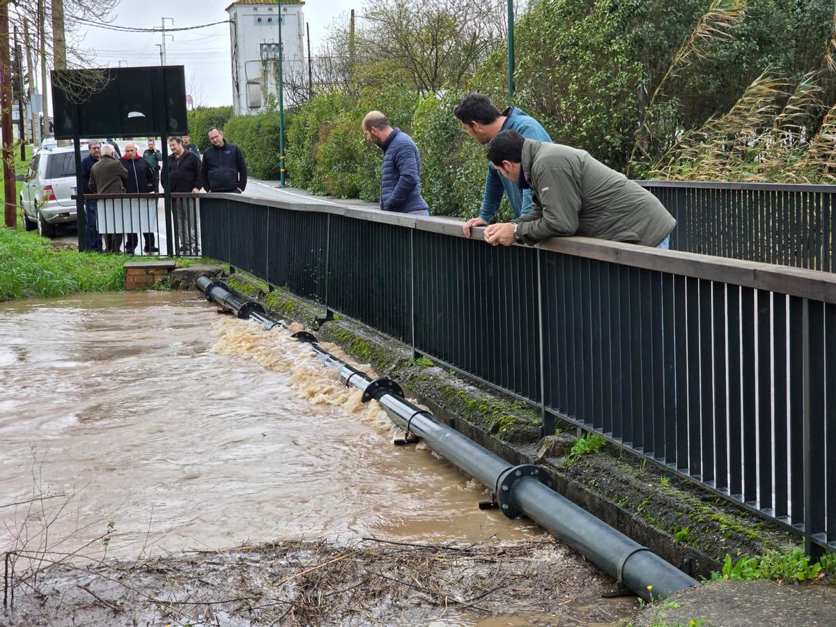 Vecinos hoy en la Dehesilla de Calamón.