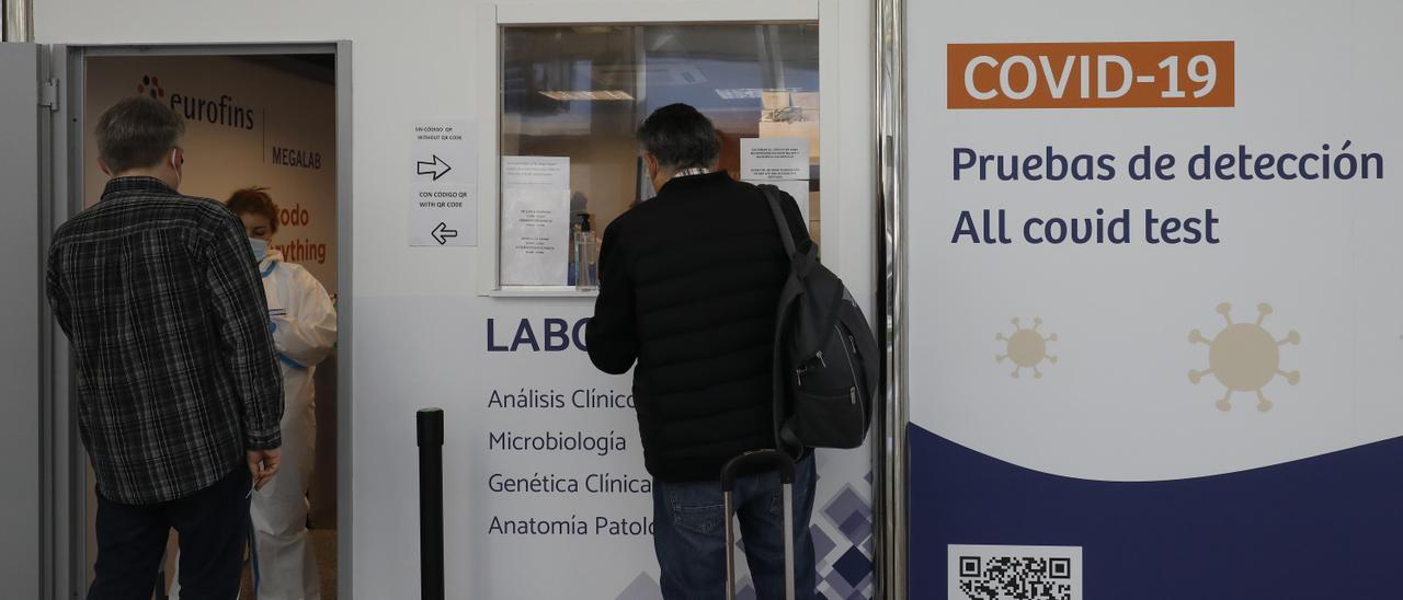 Pruebas de covid en el Aeropuerto de Mallorca