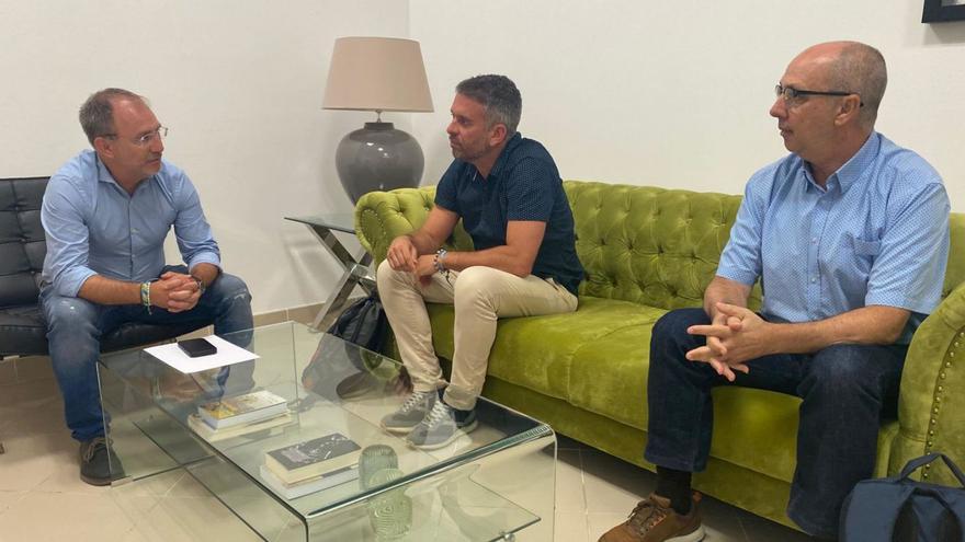 Sergio Rodríguez, Javier Peña y Juan Ramón Felipe.