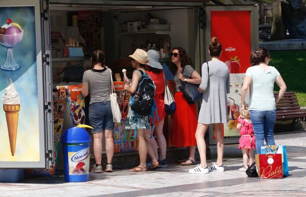 Ola de calor en Oviedo