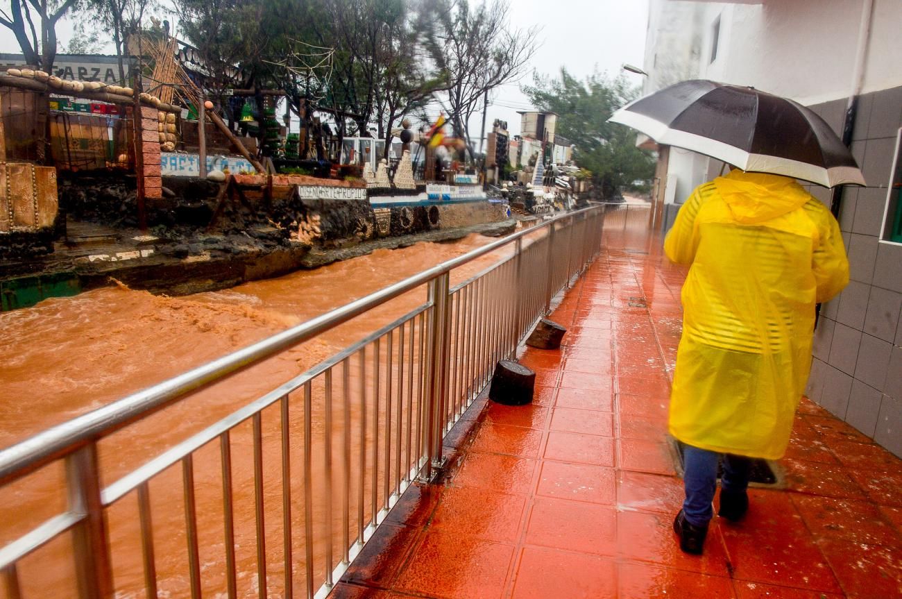 El paso de Hermine por el sur grancanario este domingo