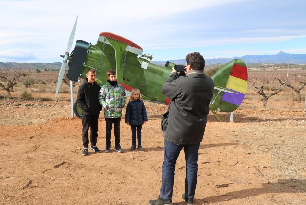 Inauguración del antiguo campo de aviación de Vilafamés