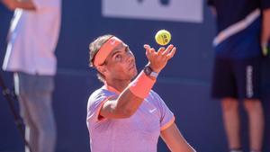 Rafa Nadal, después de ganar a Cobolli en Barcelona