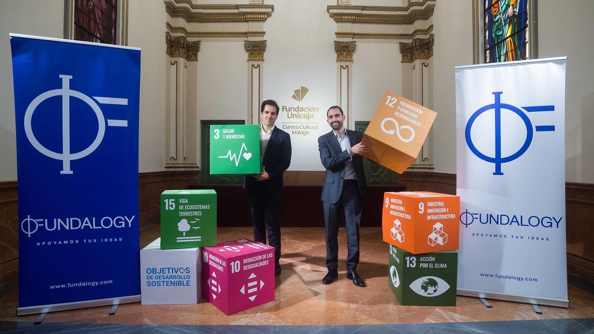 El director general de Fundalogy, Javier de Pro, y el CEO de Heuristik, Antxon Caballero.