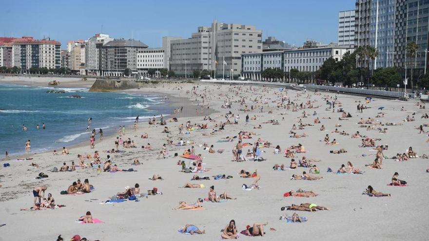 Playa de Riazor.