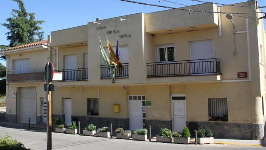 Façana de l&#039;Ajuntament de Cabrera d&#039;Anoia