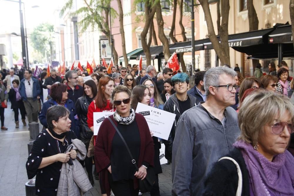 Manifestación en Murcia por el día contra la violencia de género