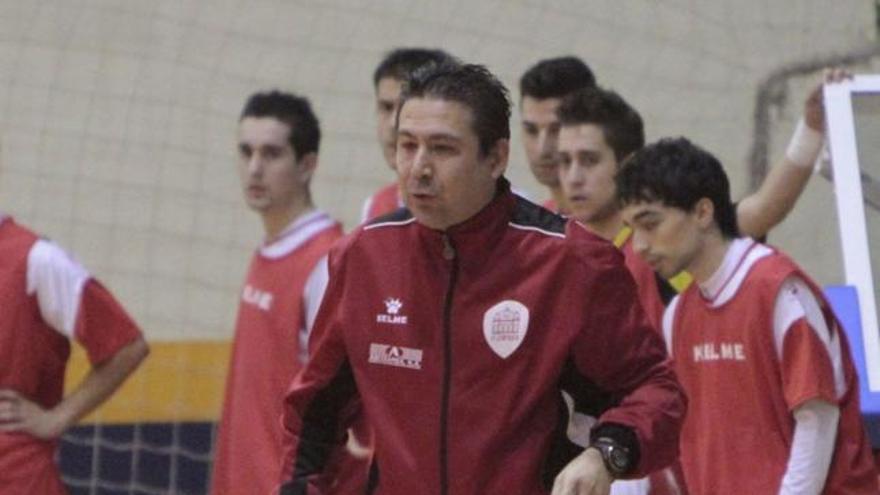 Luisma Santos, entrenador del FS Zamora.