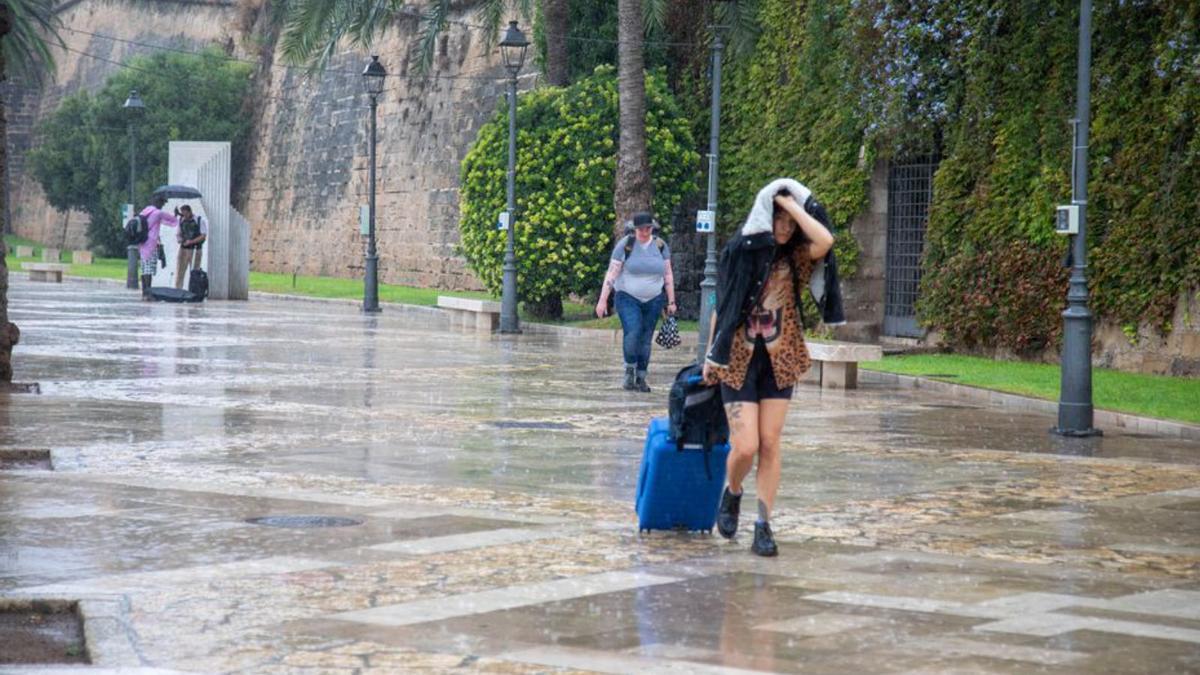 Un frente dejará lluvias  en Mallorca toda la semana