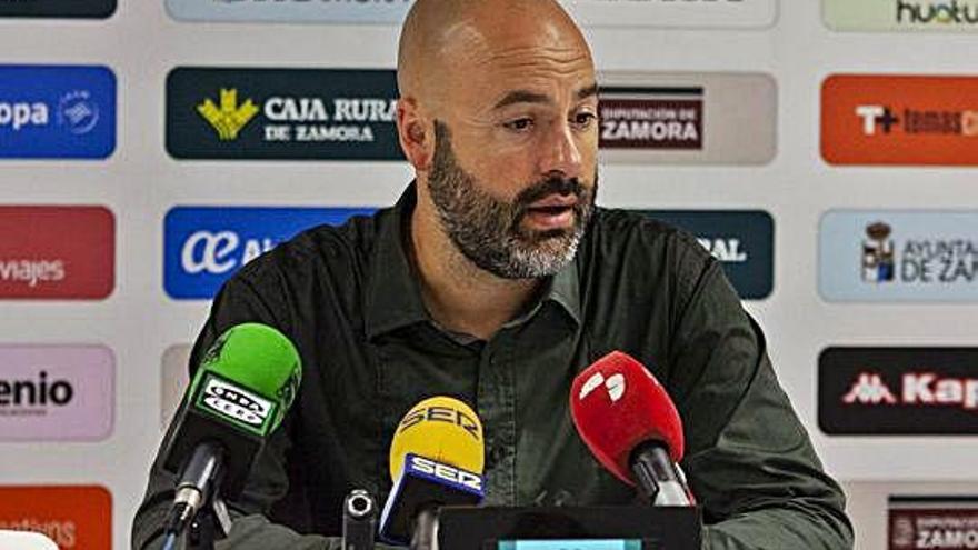 David Movilla tras el partido contra la G. Segoviana.