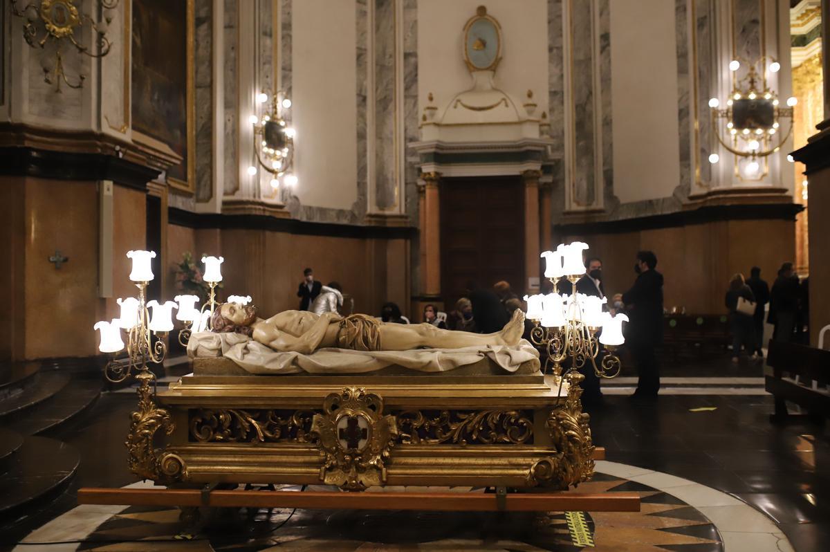 El Cristo Yacente de Ortells es una de las obras de arte fundamentales de la Semana Santa vila-realense.