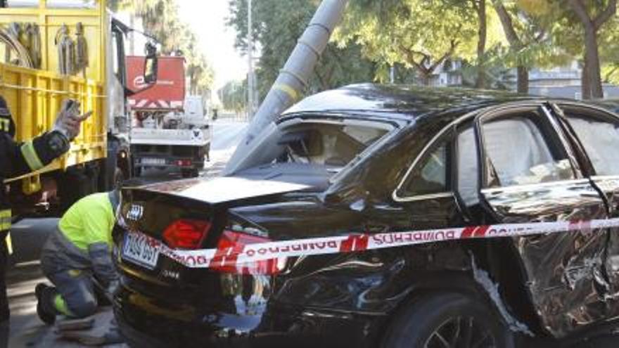 Cuatro heridos en dos accidentes en Murcia