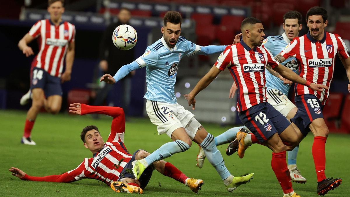 Las fotos del Atlético de Madrid - Celta en el Metropolitano