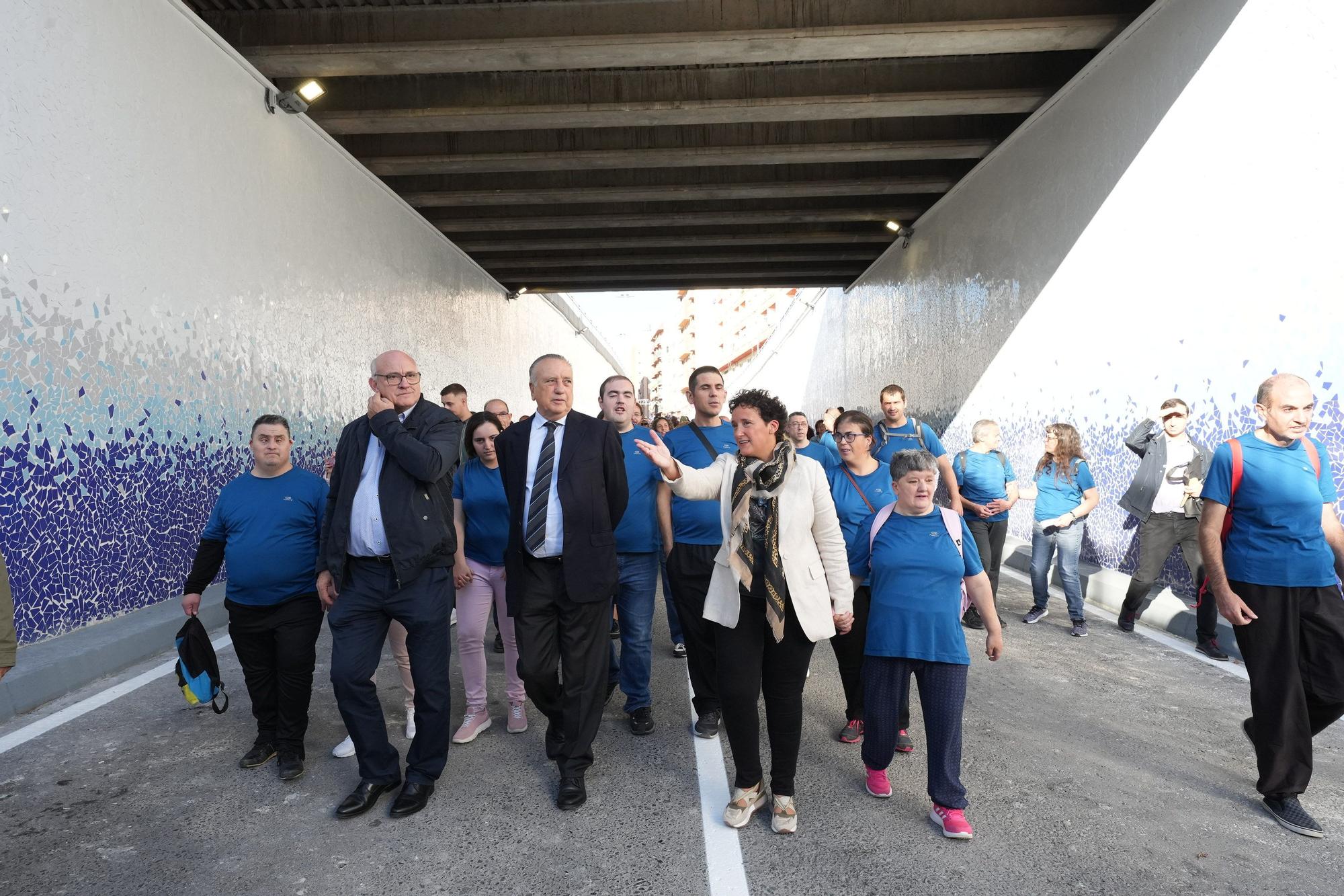 Onda reabre el túnel de entrada al municipio con el gran mural cerámico