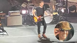 Bryan Adams cautiva en Mérida a Sonsoles Ónega: "Con resaca del conciertazo"