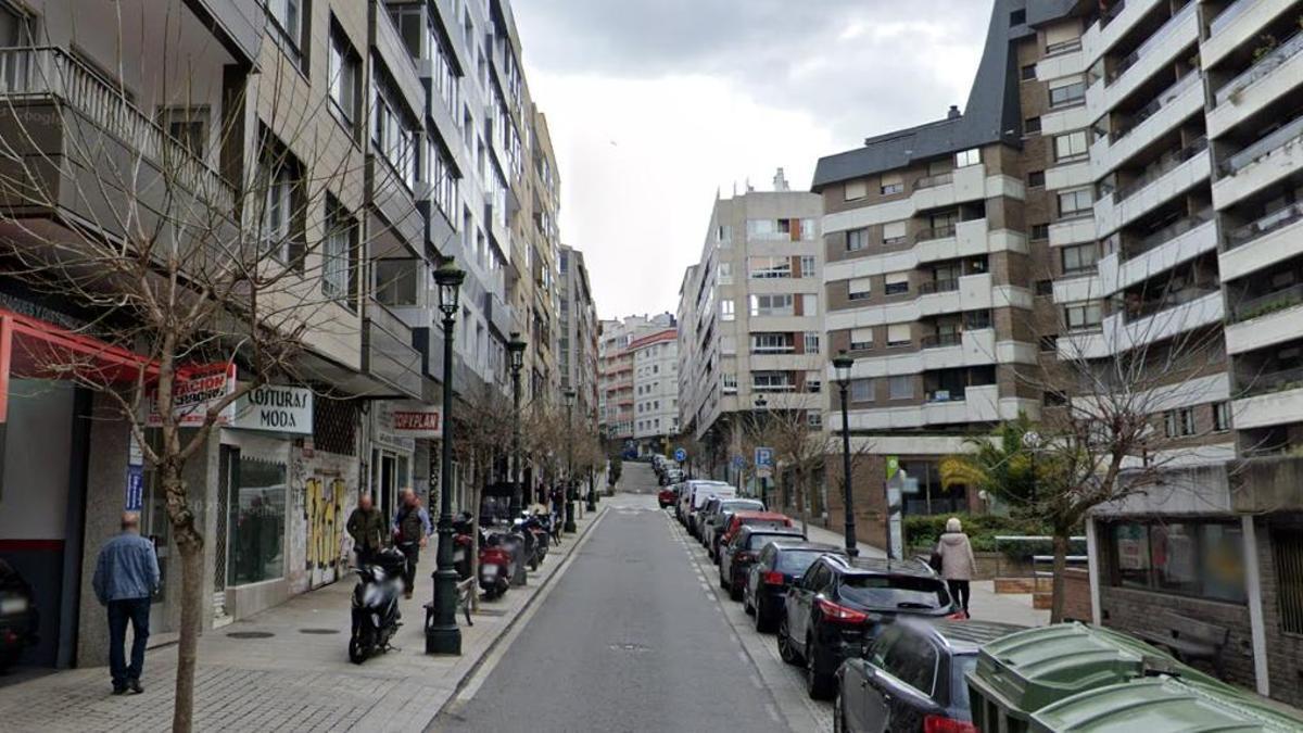 Calle Zamora, paralela a Gran Vía, donde ocurrieron los hechos.