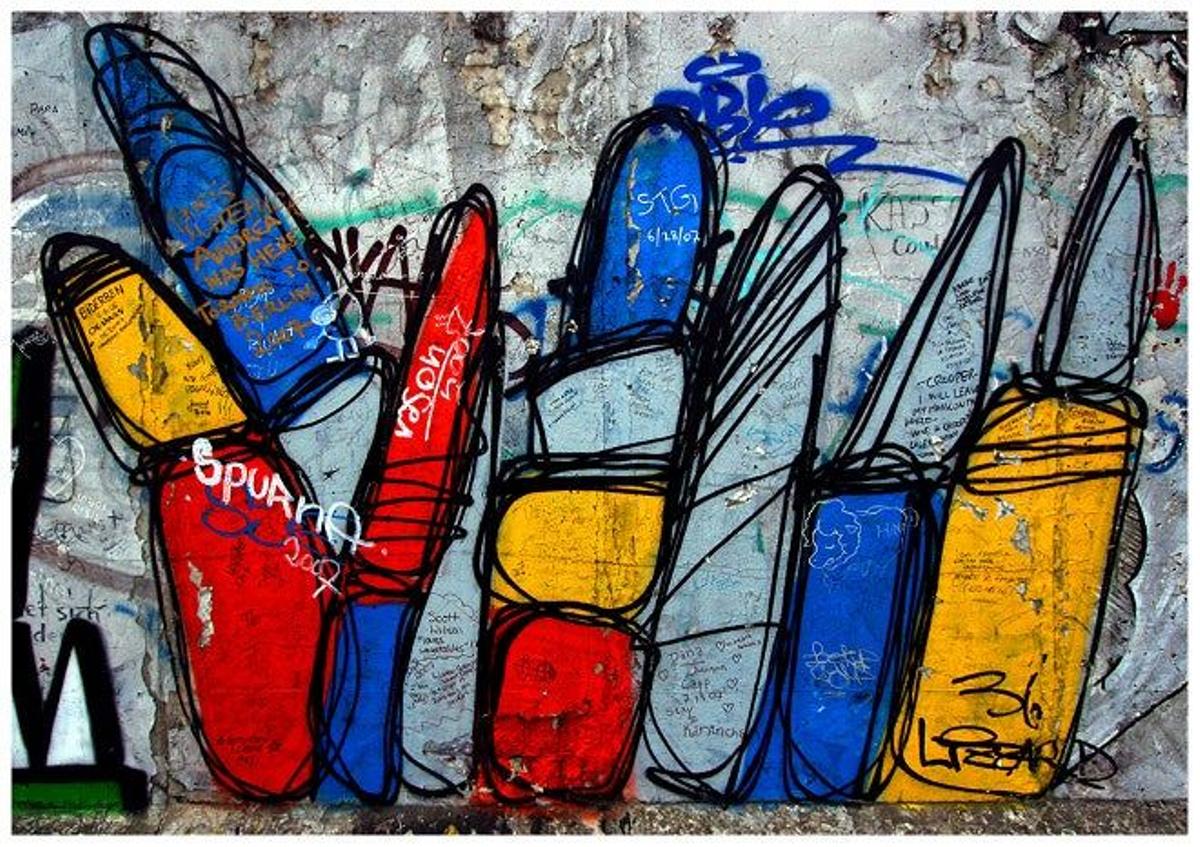 Pintadas en el Muro de Berlín