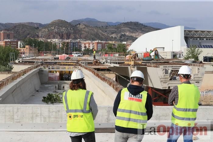 El nuevo puente en Lorca, a punto de terminar