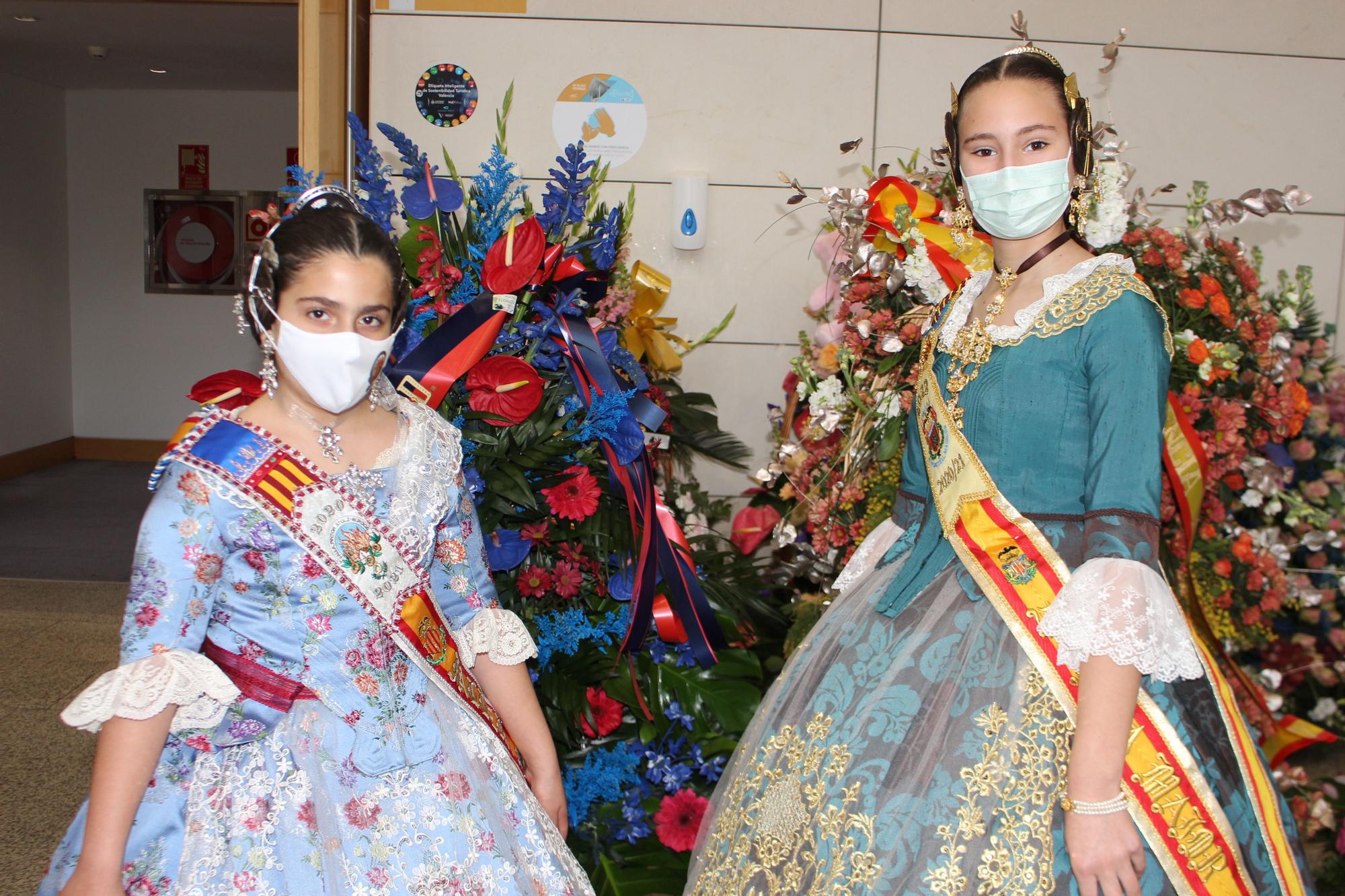 Fallas 2022. La "mini alfombra roja" de la exaltación de la fallera mayor infantil de Valencia