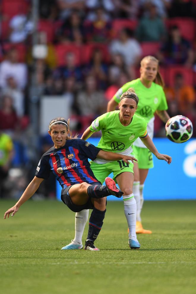 La futbolista Aitana Bonmatí en la final de la Champions femenina Barceloa - Wolfsburgo