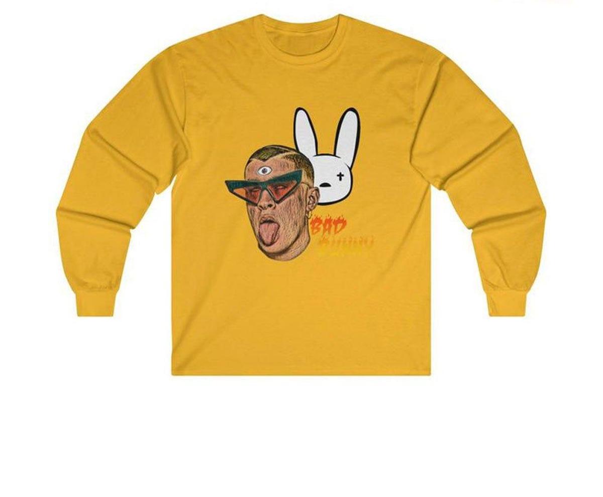 Sudadera de Bad Bunny de Etsy (Precio: 25,77 euros)