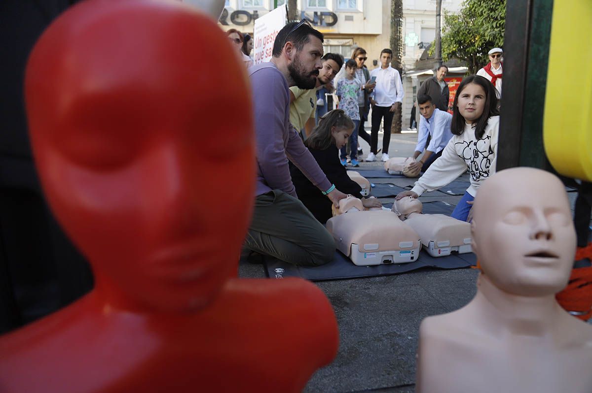 Taller de iniciación a la reanimación cardiopulmonar en las Tendillas