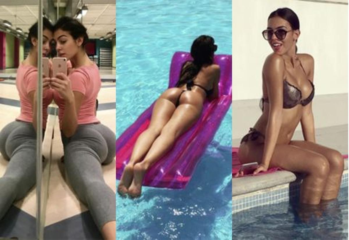 Georgina Rodriguez, piscina y gimnasio en Instagram