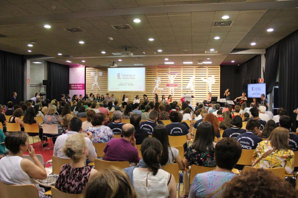 La VI Gala do Deporte Feminino Galego en imágenes