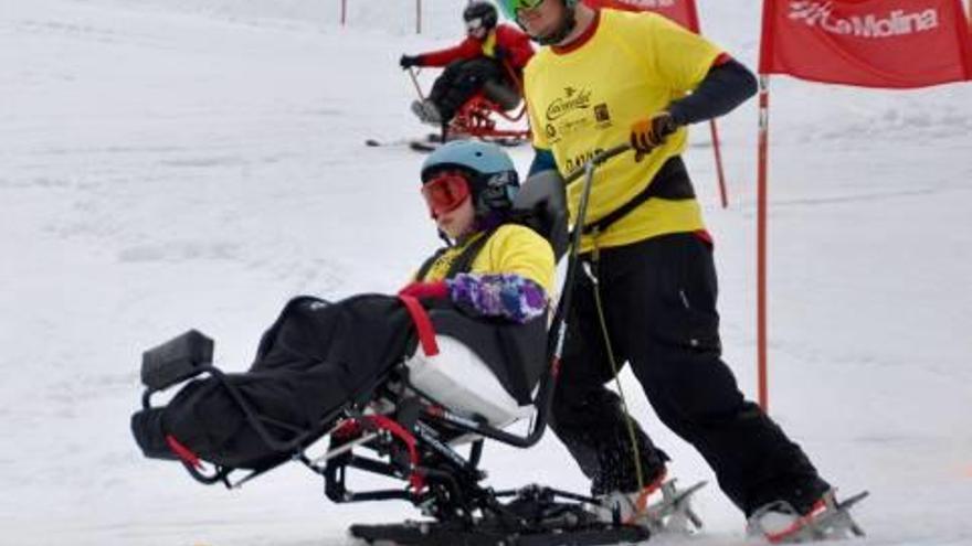 Esportistes del GEiEG, a la Duatló Accessible de La Molina