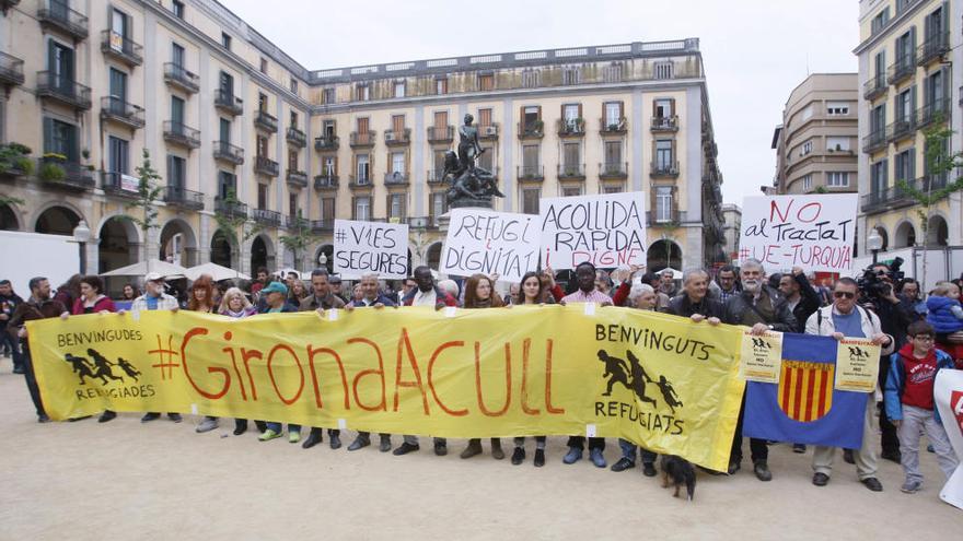 Manifestació a Girona organitzada el mes de maig