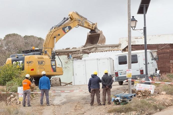 FUERTEVENTURA . - DERRIBO DE LA CASA DE LA ABUELA JOSEFA - 30-01-18 - FOTOS: GABRIEL FUSELLI