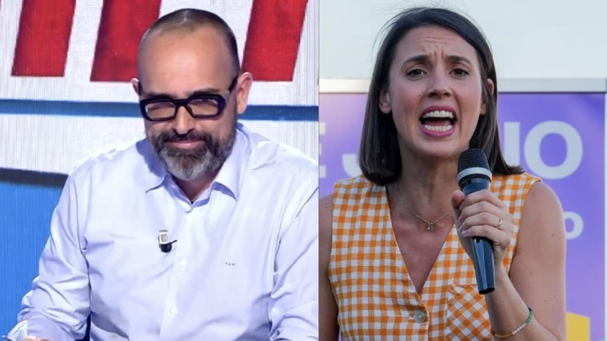 Risto Mejide e Irene Montero.