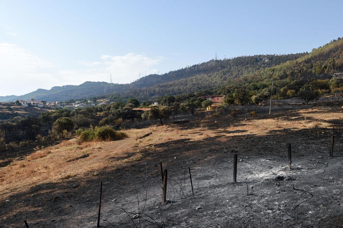 Els incendis d’Extremadura han cremat el 6,7% de Las Hurdes i el 2,6% de Monfragüe