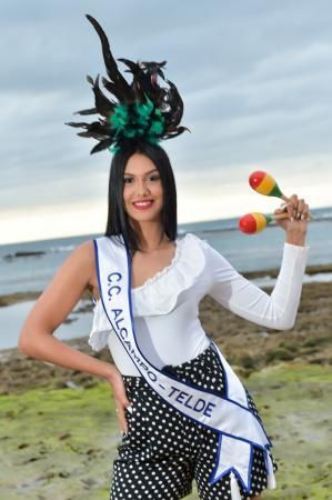 20-02-2019 LAS PALMAS DE GRAN CANARIA. Paola López, candidata a Reina del Carnaval LPGC 2019, representando a Alcampo. Fotógrafo: ANDRES CRUZ  | 20/02/2019 | Fotógrafo: Andrés Cruz