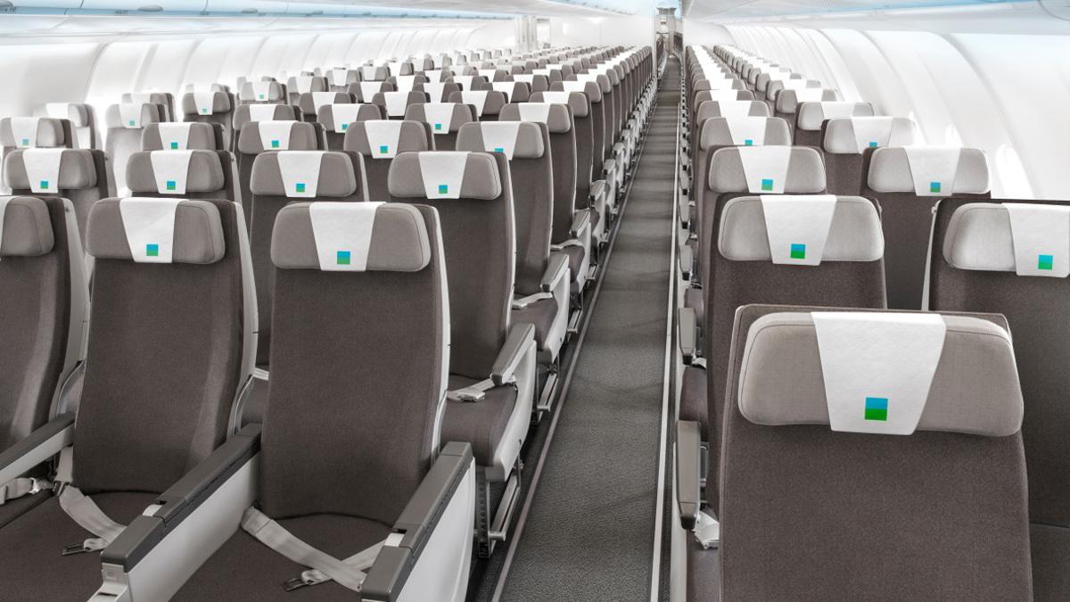 Configuración de asientos de la aerolínea Level.
