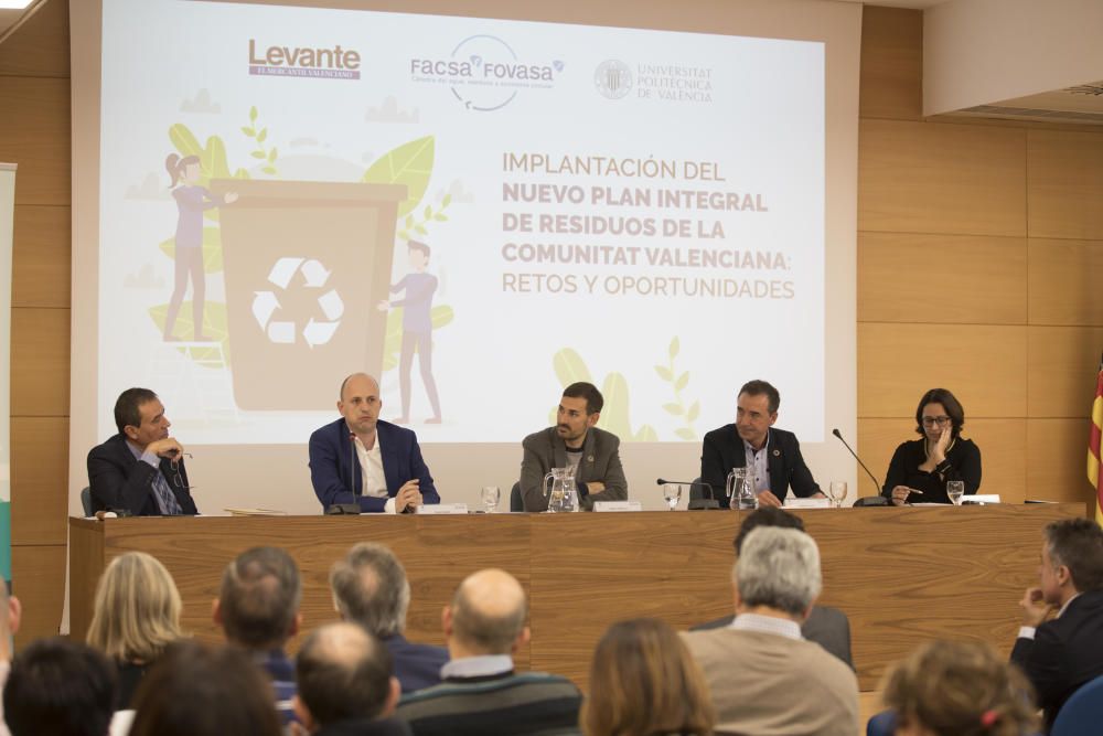 Jornada 'Implantación del Nuevo Plan Integral de Residuos de la Comunitat Valenciana' en la UPV