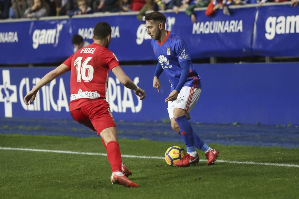 Partido en el Carlos Tartiere entre el Oviedo y el Almería