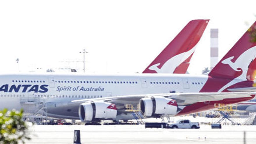 Aviones A380 de Qantas.