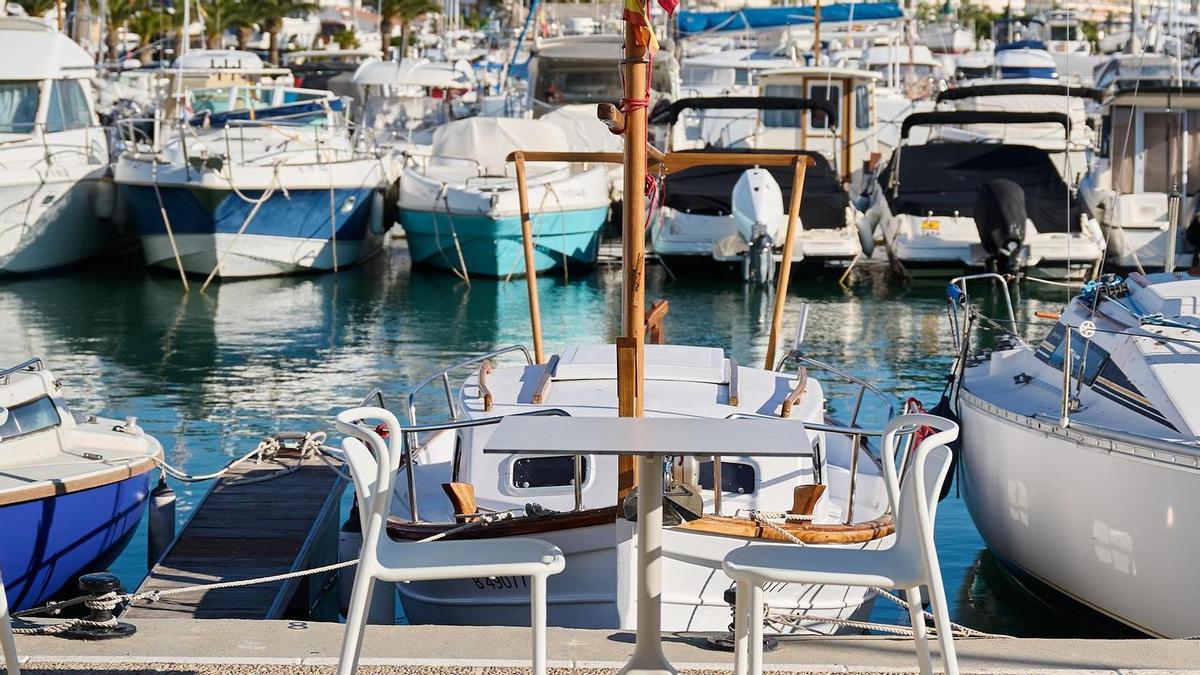 El restaurante está ubicado en el Club Náutico de Altea.