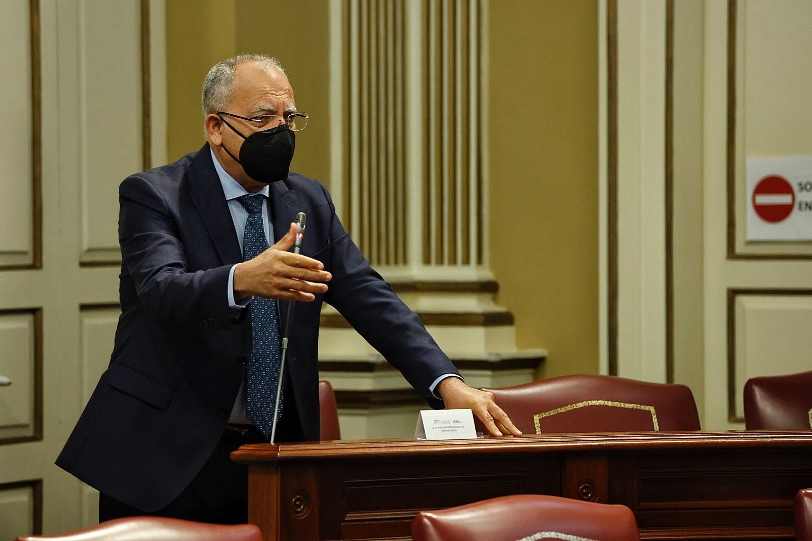 Pleno en el Parlamento de Canarias (9/2/21)