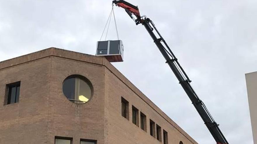 Instalación del nuevo equipo de climatización.