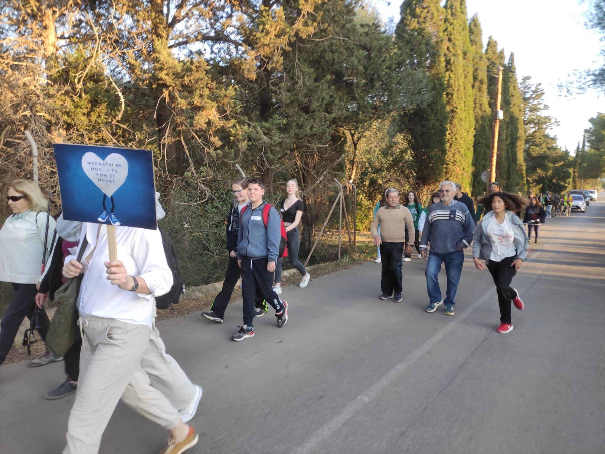 Marcha en el IES Marratxí para exigir caminos escolares seguros