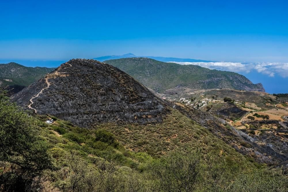 Incendio en Gran Canaria | Zonas afectadas en las medianías de Gáldar y en Artenara