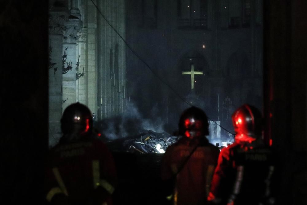 Incendio en la catedral de Notre Dame de París