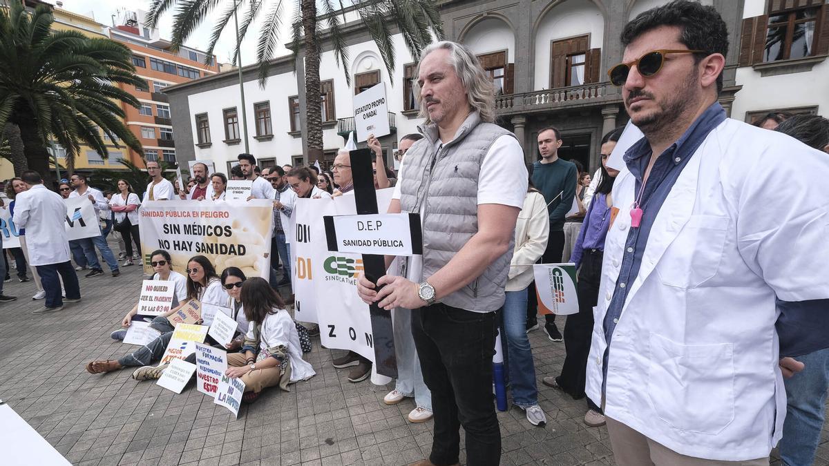 Nueva jornada de huelga de médicos en Las Palmas de Gran Canaria