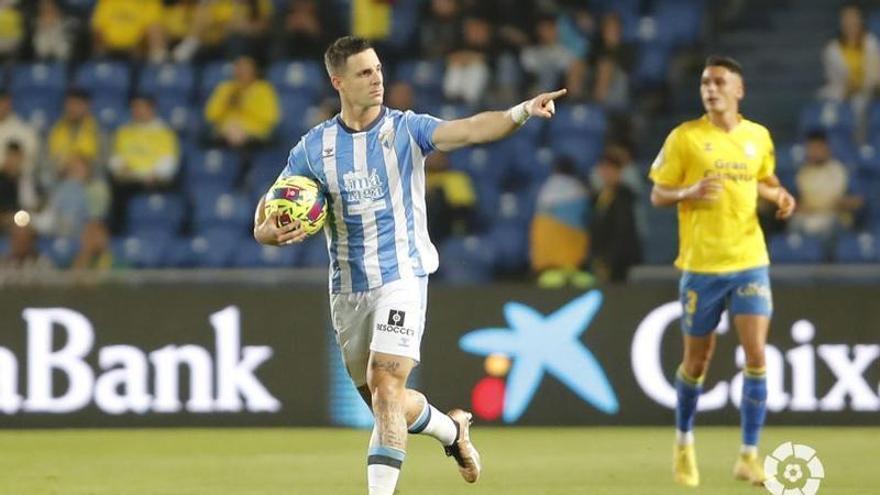 Narración y estadísticas de Las Palmas 2-2 Málaga CF