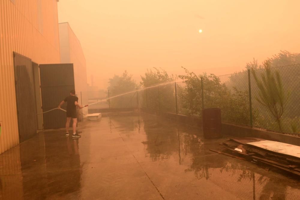 Incendio en Castroagudín