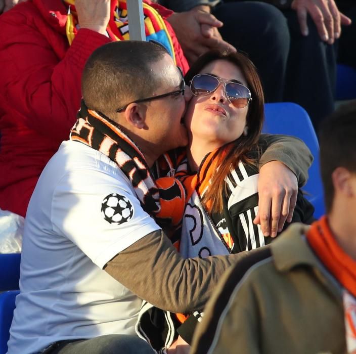 Afición en el Huesca - Valencia CF