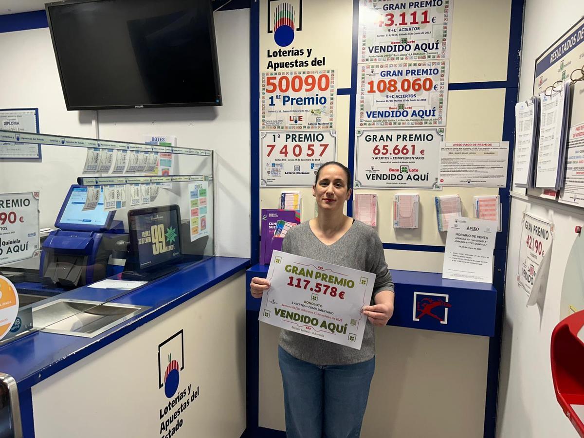 El sorteo de Bonoloto del miércoles 21 de enero de 2026 deja en A Barcala un premio de más de 117.000 euros.